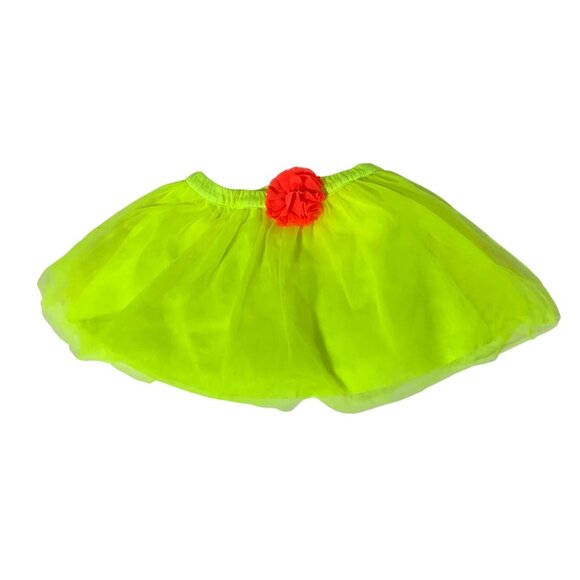 Genuine Kids Oshkosh Bgosh Girls Infant Baby Size 2T Neon Yellow with Orange Flo - Picture 1 of 3